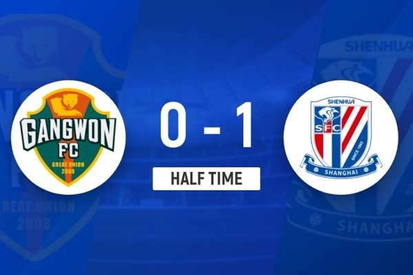 特谢拉补时阶段世界波破门,申花客场半场1-0领先江原FC 特谢拉补时阶段世界波破门,申花客场半场1-0领先江原FC