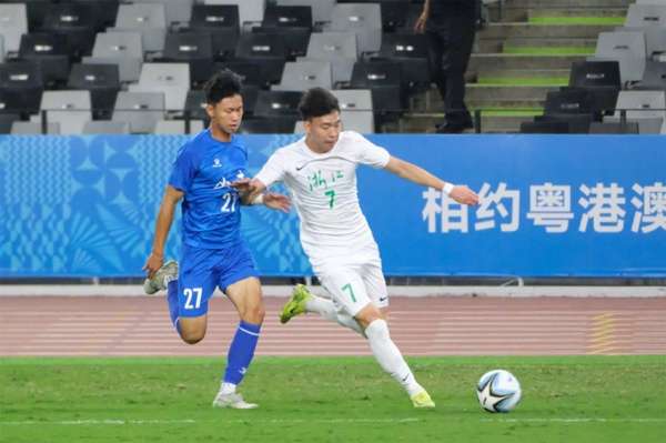 全运会U20足球现戏剧性一幕 浙江新疆将抽签定生死